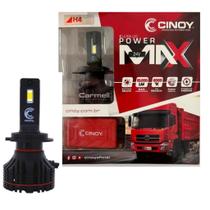 Kit Lampada Ultra Led Power Max H7 Cinoy 24V 10000 Lumens 6000k Par Caminhão
