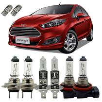 Kit Lâmpadas Alto Baixo Milha 3200K New Fiesta Nacional Kit Lâmpadas Alto Baixo Milha 3200K New Fiesta Nacional