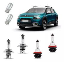 Kit Lâmpadas Amarela Citroen C4 Cactus Ano 2018 A 2020