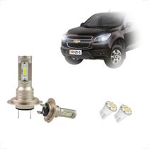 Kit Lâmpadas de Led Code Nano 8000k Farol Baixo S10 2012 2013 2014 2015 2016