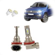 Kit Lâmpadas de Led Code Nano Micro 8000k Farol Milha Amarok 2017 2018 2019 2020 2021 2022 2023 2024