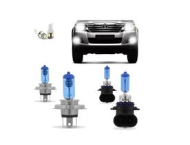 Kit Lampadas Farol Hilux Srv 2010 A 2019 Super Brancas