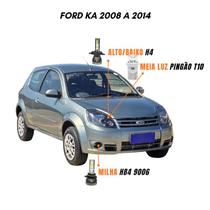 Kit Lâmpadas Farol LED Ford Ka 2008 a 2014 Foco Simples 6500K Luz Branca Y3 Kit Lâmpadas Farol LED Ford Ka 2008 a 2014 Foco Simples 6500K Luz Branca Y3