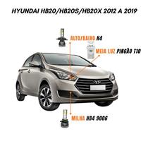 Kit Lâmpadas Farol LED Hyundai HB20 HB20S HB20X 2012 a 2019 6500K Luz Branca Y3 Kit Lâmpadas Farol LED Hyundai HB20 HB20S HB20X 2012 a 2019 6500K Luz Branca Y3