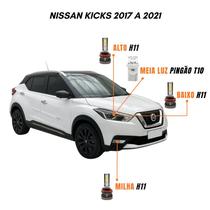 Kit Lâmpadas Farol LED Nissan Kicks 2017 a 2021 6500K Luz Branca Y3 Kit Lâmpadas Farol LED Nissan Kicks 2017 a 2021 6500K Luz Branca Y3