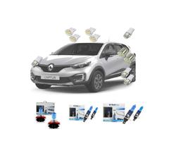 Kit Lâmpadas Farol + Led Renault Captur 2017 A 2020