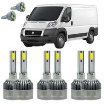 Kit Lâmpadas Fiat Ducato 2005 A 2016 Alto Baixo E Milha
