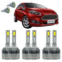 Kit Lâmpadas Ford New Fiesta 2011 A 2020 Alto Baixo E Milha