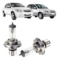 Kit lampadas halogena foco simples para gm celta 2006/2015 prisma 2006/2012 12v 55w
