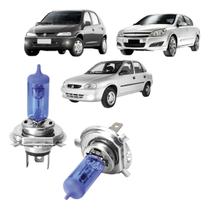 Kit lampadas halogena super branca foco simples p/ gm astra/celta/classic/corsa/corsa/classic/vectra/tracker 12v 55w