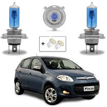 Kit Lâmpadas Halógena Super Branca H4 Farol Alto e Baixo Palio 2012 2013 2014 Kit Lâmpadas Halógena Super Branca H4 Farol Alto e Baixo Palio 2012 2013 2014