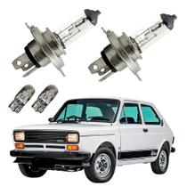 Kit Lâmpadas Halógenas Originais Fiat 147 H4 Alto Baixo Na Mesma