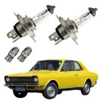 Kit Lâmpadas Halógenas Originais Ford Corcel H4 Alto Baixo Na Mesma