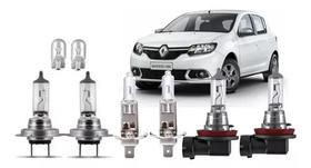 Kit Lâmpadas Halógenas Sandero 2014 2015 2016 2017 2018