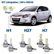 Kit Lâmpadas I30 e I30 CW 2009 2010 2011 2012 2013 Super Led C6 6000k 7200 Lumens Branca Kit Lâmpadas I30 e I30 CW 2009 2010 2011 2012 2013 Super Led C6 6000k 7200 Lumens Branca