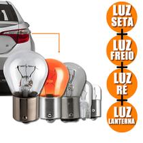 Kit Lâmpadas Lanterna Traseira Onix Prisma Spin Cobalt S10 Original
