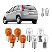 Kit Lâmpadas Lanterna Traseira Seta Freio Ré Fiesta 2008/2013 Kit Lâmpadas Lanterna Traseira Seta Freio Ré Fiesta 2008/2013