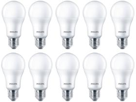 Kit Lâmpadas LED 10 Unidades Branca E27 9W