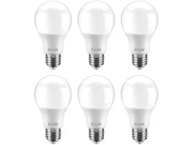 Kit Lâmpadas LED 6 Unidades Branca E27 12W