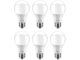 Kit Lâmpadas LED 6 Unidades Branca E27 4,9W