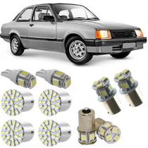 Kit lâmpadas led 6000k lanternas chevette