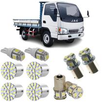 Kit lâmpadas led 6000k lanternas jac t140 2012 2013 2014