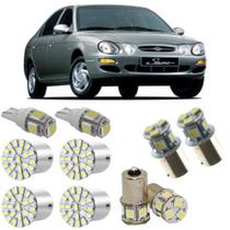 Kit lâmpadas led 6000k lanternas kia shuma 1998 1999 2000