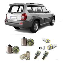 Kit lâmpadas led 6000k lanternas terracan 2003 a 2006