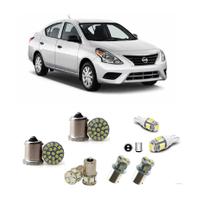 Kit lâmpadas led 6000k lanternas versa 2011 a 2017