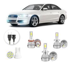 Kit Lampadas Led Audi A4 2009 A 2014 H11 H7 H7 20000lm Kit Lampadas Led Audi A4 2009 A 2014 H11 H7 H7 20000lm
