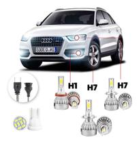 Kit Lampadas Led Audi Q3 2009 A 2014 H11 H7 H7 20000lm