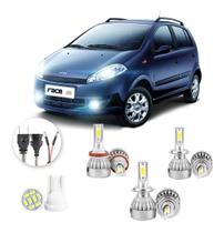 Kit Lampadas Led Chery Face 2011 A 2014 H11 H7 H7 20000lm Kit Lampadas Led Chery Face 2011 A 2014 H11 H7 H7 20000lm