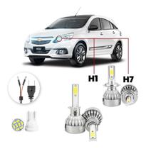 Kit Lampadas Led Chevrolet Agile 2010 2011 H1 H7 20000lm Kit Lampadas Led Chevrolet Agile 2010 2011 H1 H7 20000lm