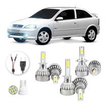 Kit Lampadas Led Chevrolet Astra 1999 2002 H3 H1 H7 20000lm