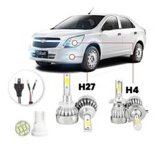 Kit Lampadas Led Chevrolet Cobalt 2011 A 2016 H4 H27 20000lm Kit Lampadas Led Chevrolet Cobalt 2011 A 2016 H4 H27 20000lm