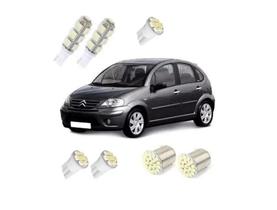 Kit Lampadas Led Citroen C3 Smd Pingo Teto Re 2000 A 2010