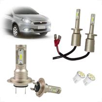 Kit Lâmpadas Led Code Nano Micro 8000k Farol Alto Baixo Grand Siena 2012 2013 2014 2015 até 2021