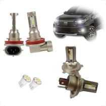 Kit Lâmpadas Led Code Nano Micro 8000k Farol Alto Baixo Milha Nova Strada 2021 2022 2023 2024