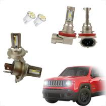 Kit Lâmpadas Led Code Nano Micro 8000k Farol Alto Baixo Milha Renegade 2015 2016 2017 2018 2019 2020 Kit Lâmpadas Led Code Nano Micro 8000k Farol Alto Baixo Milha Renegade 2015 2016 2017 2018 2019 2020