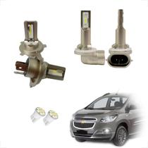 Kit Lâmpadas Led Code Nano Micro 8000k Farol Alto Baixo Milha Spin 2012 2013 2014 2015 2016 até 2024