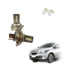 Kit Lâmpadas Led Code Nano Micro 8000k Farol Alto Baixo Onix 2012 2013 2014 2015 2016 2017 até 2024