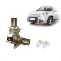 Kit Lâmpadas Led Code Nano Micro 8000k Farol Alto Baixo Sandero 2011 2012 2013 2014