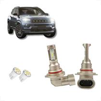 Kit Lâmpadas Led Code Nano Micro 8000k Farol Alto Jeep Compass 2017 2018 2019 2020 2021