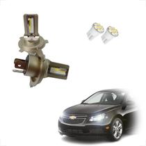 Kit Lâmpadas Led Code Nano Micro 8000k Farol Baixo Cruze 2011 2012 2013 2014 2015 2016 2017