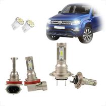 Kit Lâmpadas Led Code Nano Micro 8000k Farol Baixo Milha Amarok 2017 2018 2019 2020 2021 2022 2023 2024