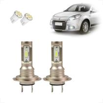Kit Lâmpadas Led Code Nano Micro 8000k Farol Baixo Sandero 2015 2016 2017 2018 2019 2020