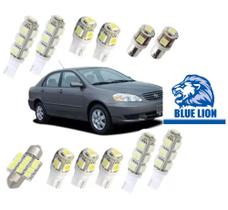 Kit Lâmpadas Led Corolla 2003 2004 2005 06 2007 2008 Branca