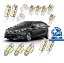 Kit Lampadas Led Corolla 2014 2015 2016 Pingo Teto Placa Ré