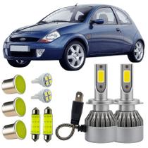 Kit Lampadas Led Farol Baixo Ford Ka 1997/2006 Teto Placa Ré Kit Lampadas Led Farol Baixo Ford Ka 1997/2006 Teto Placa Ré