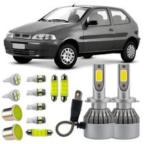 Kit Lampadas Led Farol Baixo H7 Palio Siena G1 1996 A 2002